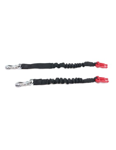 Elastisches Schlüsselband mit Clip – NORMALE Größe im Vergleich zu KURZER Größe – PFERDEREITEN