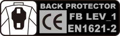 CE back padding (EN1621-2)