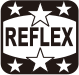 Reflex material for optimal visibility at night